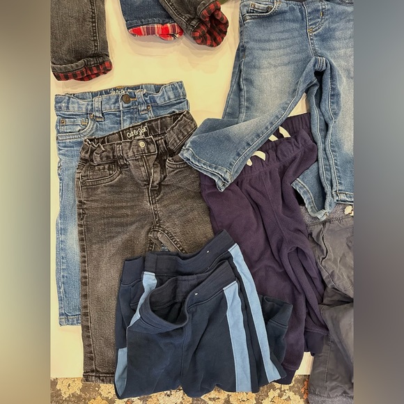 Baby Boys Twin Lot Of 18 Pieces Pants Size 18 Months - Picture 2 of 7